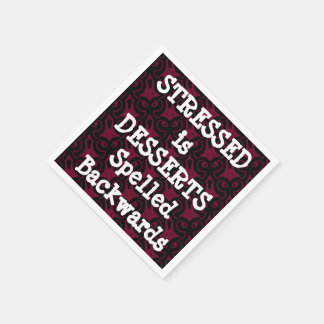 Desserts Cocktail Papier Napkins Serviette