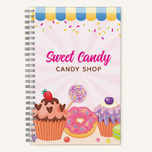 Desserts und Candies Notebook Journal Notizbuch
