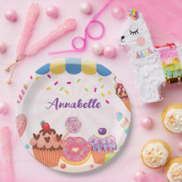 Desserts und Party-Papierplatte Pappteller