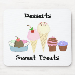 Desserts und süße Leckereien Mousepad