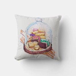 Desserts unter dem Glasdach Kissen