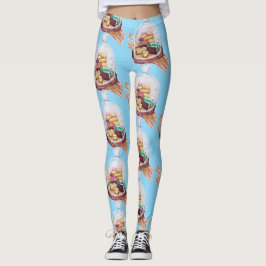 Desserts unter dem Glasdach Leggings