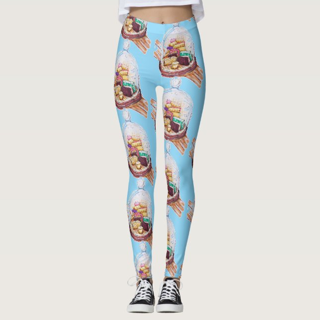 Desserts unter dem Glasdach Leggings (Vorderseite)