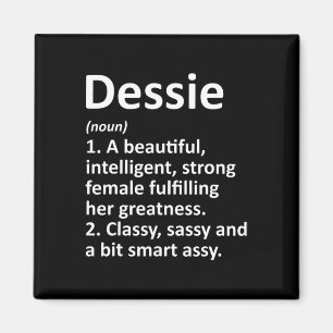 Dessie Definition Personalisiert Name Funny Christ Magnet
