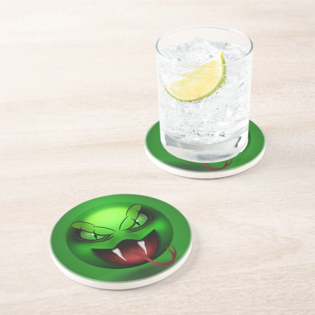 Dessous De Verre en Grès Snakemoji Getränkeuntersetzer (Seite)