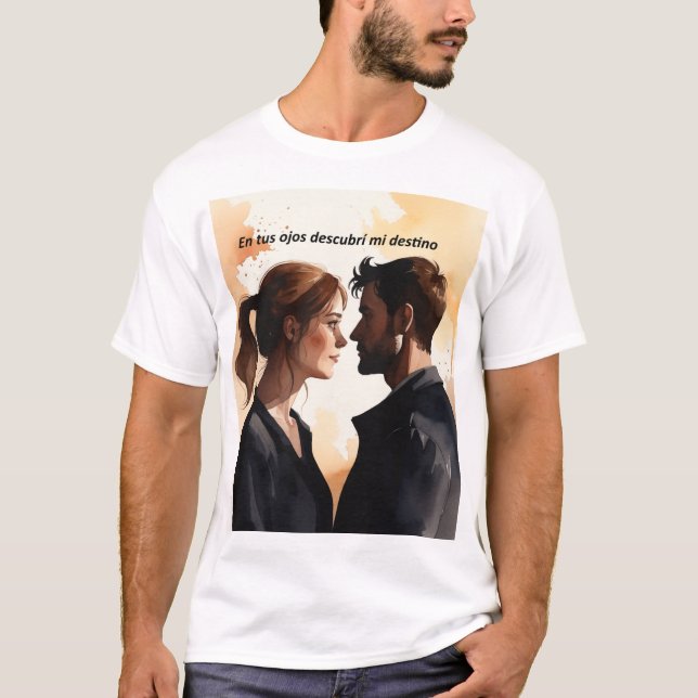Destellos de Miradas: Ilustración en Acuarela que  T-Shirt (Vorderseite)