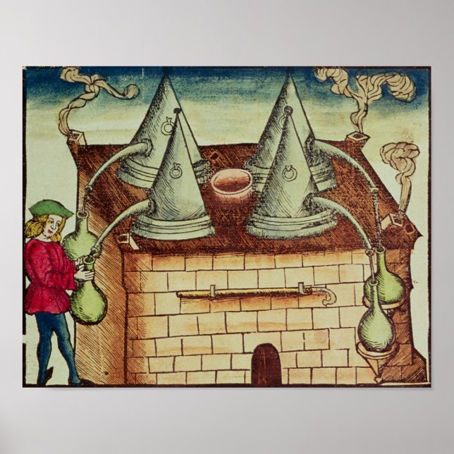 Destillationsmethoden Poster (Vorne)