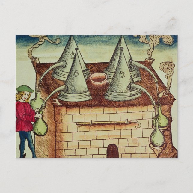 Destillationsmethoden Postkarte (Vorderseite)