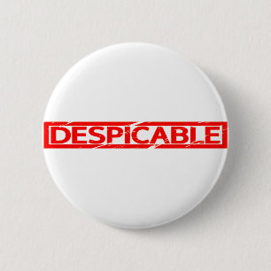 Destillierende Briefmarke Button