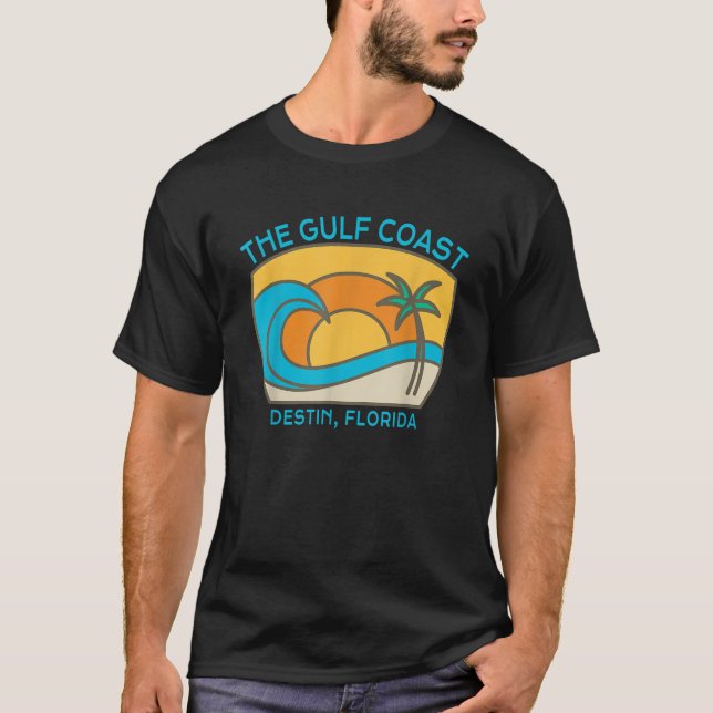 Destin Beach Florida im Emerald Coast Wave Pal T-Shirt (Vorderseite)