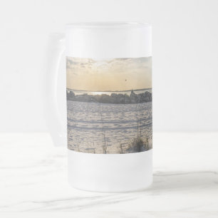 Destin Beach Florida Jetty Sunset Mattiert Beer Ta Mattglas Bierglas