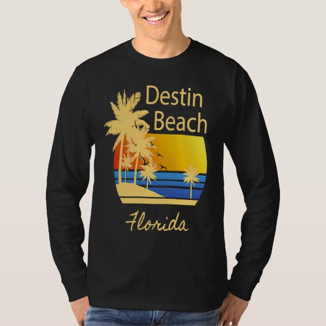 Destin Beach Florida Souvenir  Graphic T-Shirt (Vorderseite)
