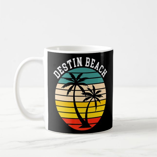 Destin Beach Florida Souvenir Urlaub Kaffeetasse (Links)