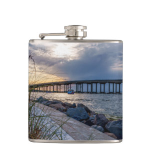 Destin East Pass Sonnenuntergangsflask Flachmann