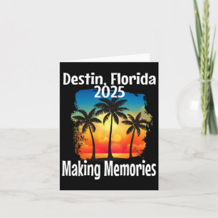 Destin Florida 2025 Erinnerungen Urlaub machen Karte