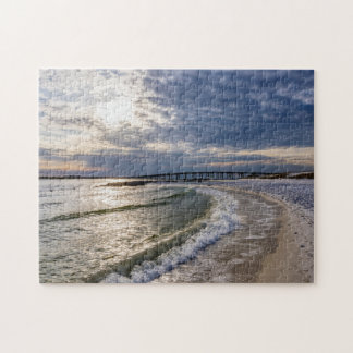 Destin Florida Abend Waves Jigsaw Puzzle