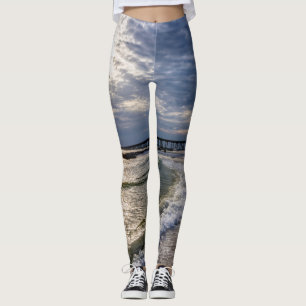 Destin Florida Abend Waves Leggings