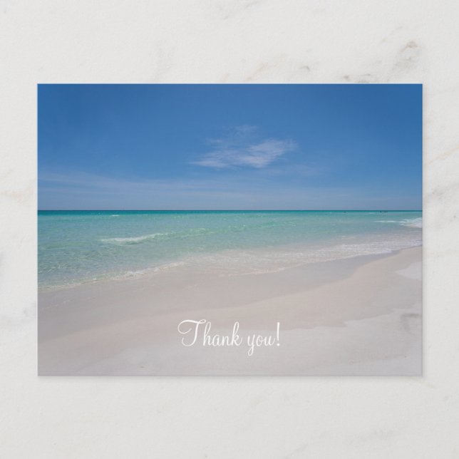 Destin Florida Beach Danke, Postcard Postkarte (Vorderseite)