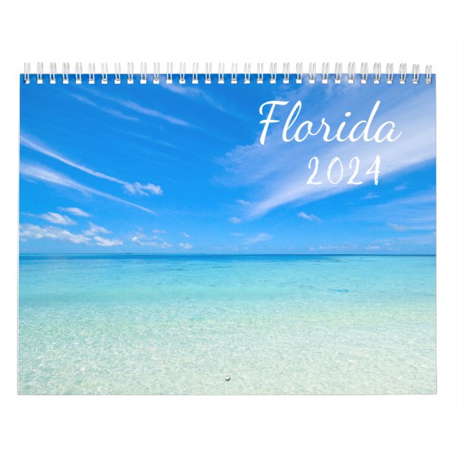 Destin Florida Beach Fotografy Seaside 2024 Wall Kalender (Titelbild)
