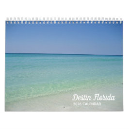 Destin Florida Beach Fotografy Seaside 2026 Wall Kalender