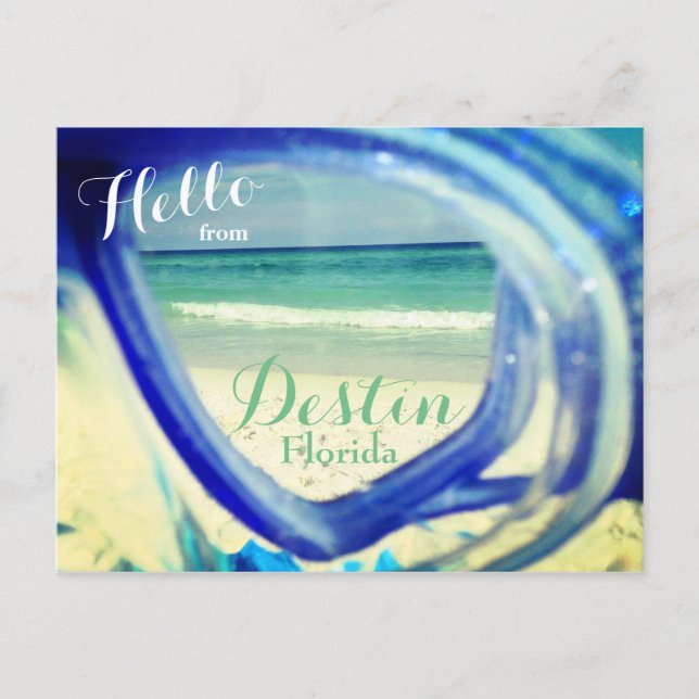 Destin Florida Beach Vacation Postkarte (Vorderseite)