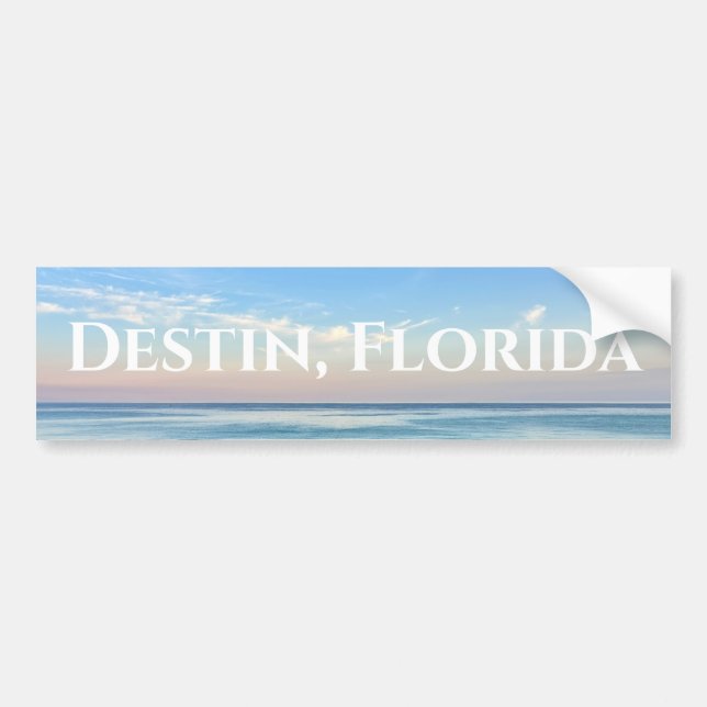 Destin Florida Beautiful Sunset Beach Foto Autoaufkleber (Vorne)