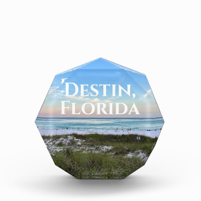 Destin Florida Beautiful Sunset Beach Fotografie Fotoblock (Vorderseite)