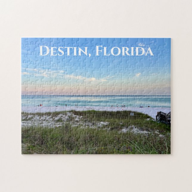 Destin Florida Beautiful Sunset Beach Fotografie Puzzle (Horizontal)