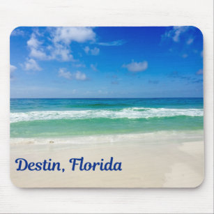 Destin Florida Blue Beach Mousepad