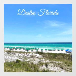 Destin Florida Coast Beach Umbrellas Hübsche Custo Wandaufkleber