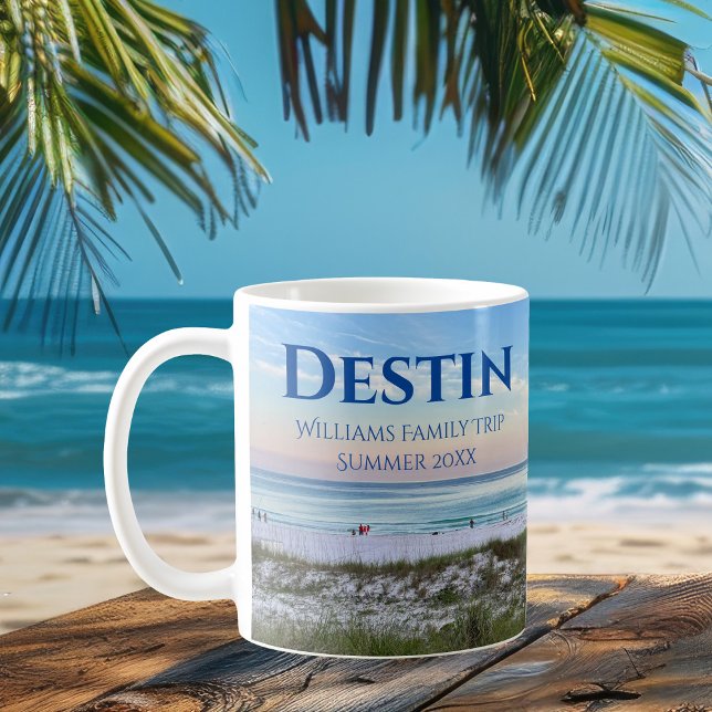 Destin Florida Custom Beach Vacation Keepake Kaffeetasse (Von Creator hochgeladen)