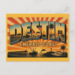 Destin Florida Emerald Coast Angelpier Postkarte