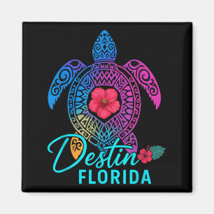 Destin Florida Farbige Schildkröte Sommer Reise Magnet