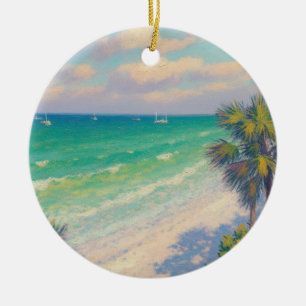 Destin Florida Painting Keramik Ornament