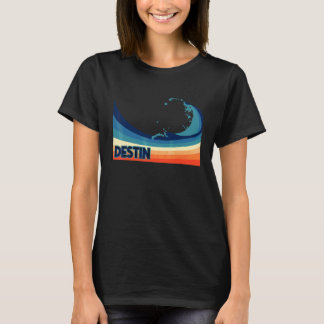 Destin Florida Retro-Surf-Segeln und Angeln Urlaub T-Shirt
