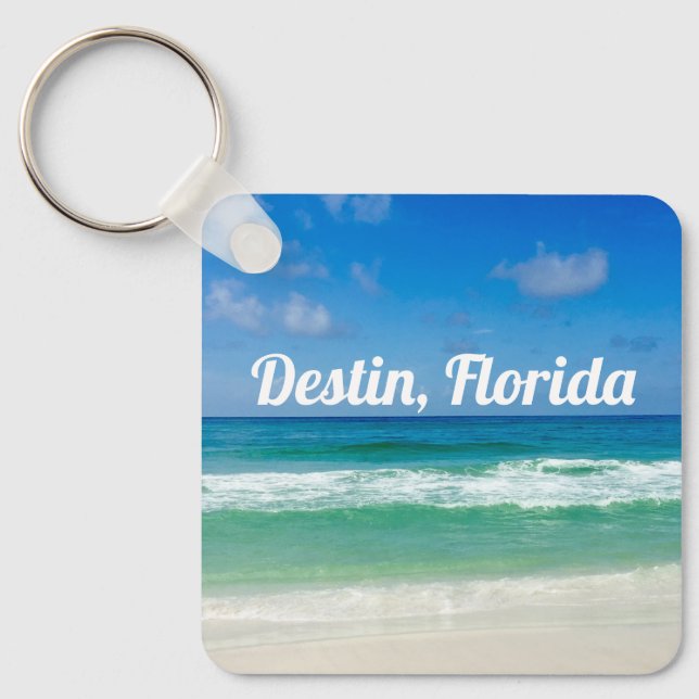 Destin Florida Schönes, individuell anpassbares Be Schlüsselanhänger (Vorderseite)