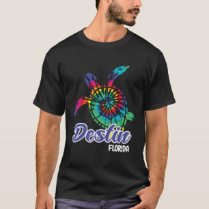 Destin Florida Souvenirs Destin Beach Gefärbte Kra T-Shirt