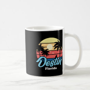 Destin Florida Strand Surfer Surfen Souvenir Retro Kaffeetasse