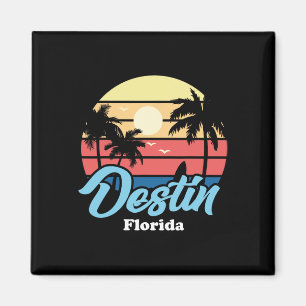 Destin Florida Strand Surfer Surfen Souvenir Retro Magnet