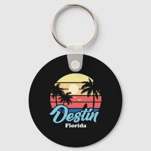 Destin Florida Strand Surfer Surfen Souvenir Retro Schlüsselanhänger