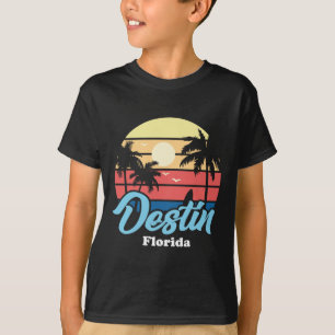 Destin Florida Strand Surfer Surfen Souvenir Retro T-Shirt