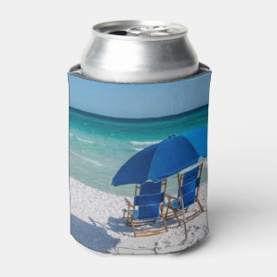 Destin Florida Stühle und Regenschirm können kühle Dosenkühler