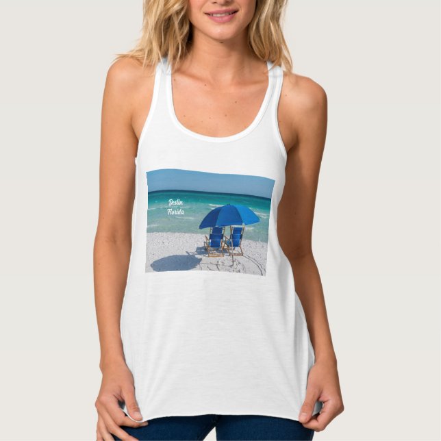 Destin Florida Stühle und Tank Top (Vorderseite)