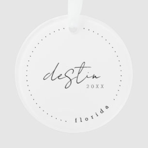 Destin Florida Travel United Staaten Simple Ornament