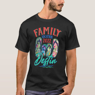 Destin Florida Urlaub 2022 Flip Flops Matching T-Shirt