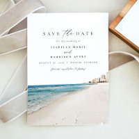 DESTIN Florida Watercolor Beach Save the Date