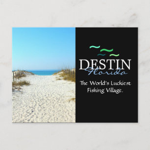 Destin Florida, World Luckiest Fishing Village Postkarte