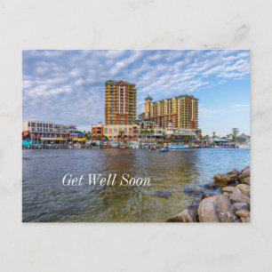 Destin Harbour Boardwalk bald gut Postkarte