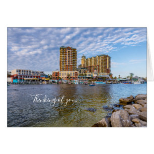 Destin Harbour Boardwalk Denken Sie an Ihre Karte