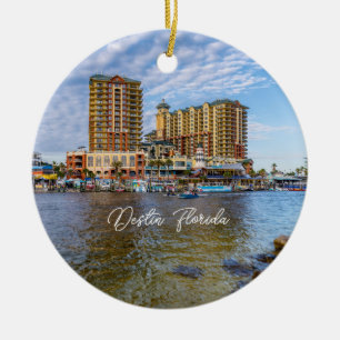Destin Harbour Boardwalk Souvenir Keramik Ornament